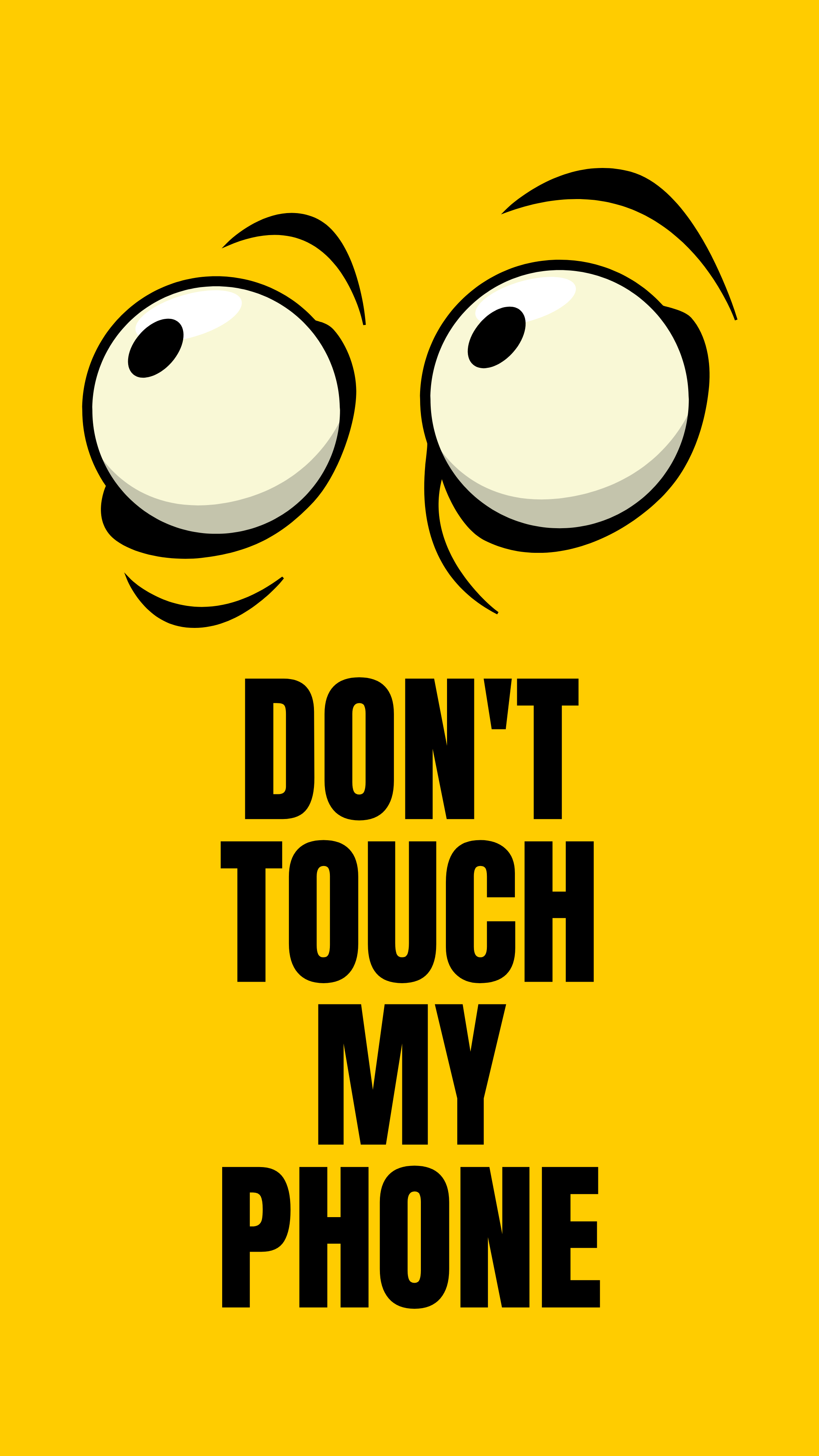 Don't Touch My Phone Case Design (iPhone 17 Pro)
