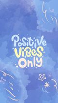 Positive Vibes Only Phone Case Design (iPhone 17 Pro)